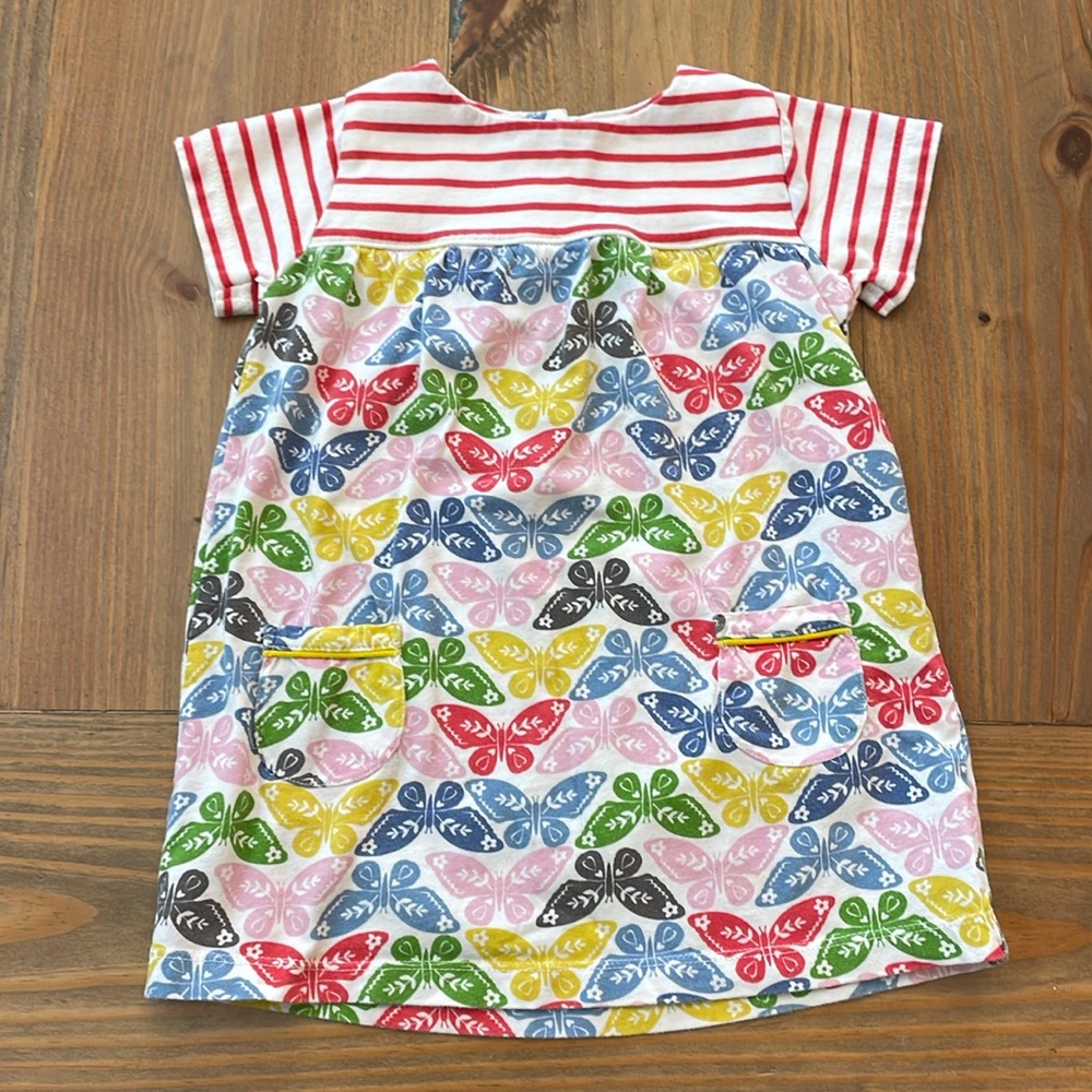 Baby Boden Butterfly Dress, 18-24m